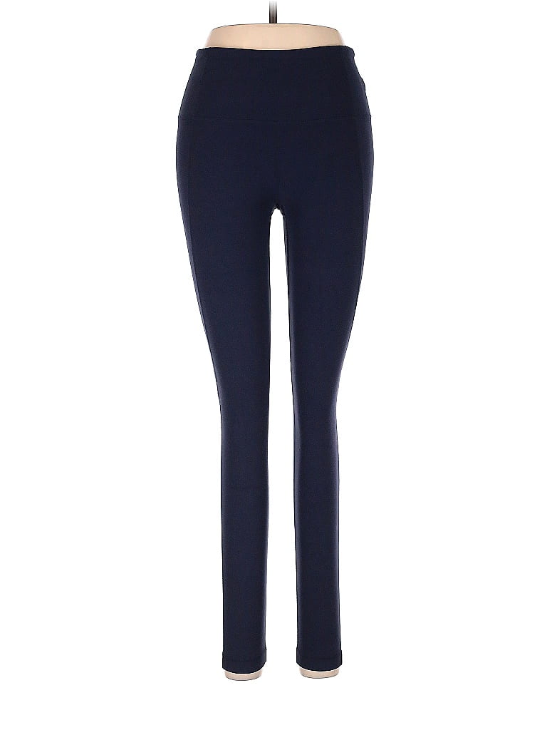 Athleta Solid Navy Blue Leggings Size S 61 off thredUP
