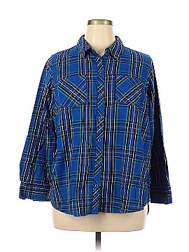 Terra & Sky Long Sleeve Button-Down Shirt (view 1)