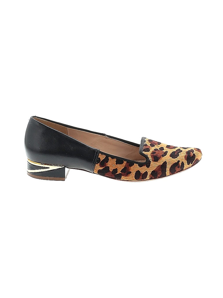 Diane von Furstenberg 100% Leather Leopard Print Multi Color Brown ...