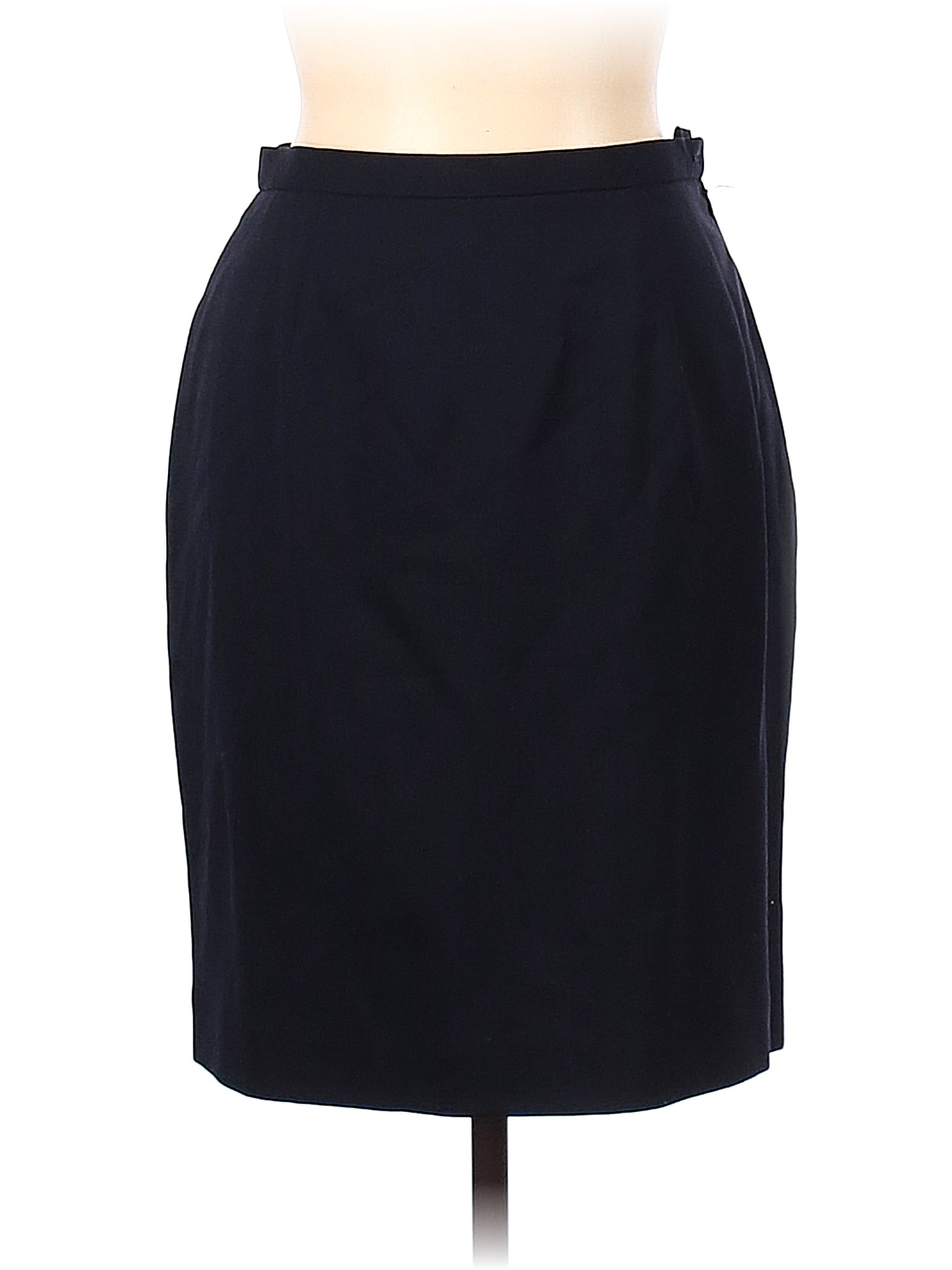 Jones New York Solid Navy Blue Casual Skirt Size 12 (Petite) - 77% off ...