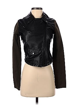 Material Girl Faux Leather Jacket (view 1)