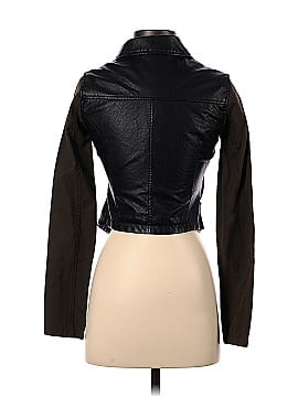 Material Girl Faux Leather Jacket (view 2)