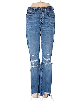 Madewell Cali Demi-Boot Jeans in Bronson Wash: Button-Front Edition (view 1)