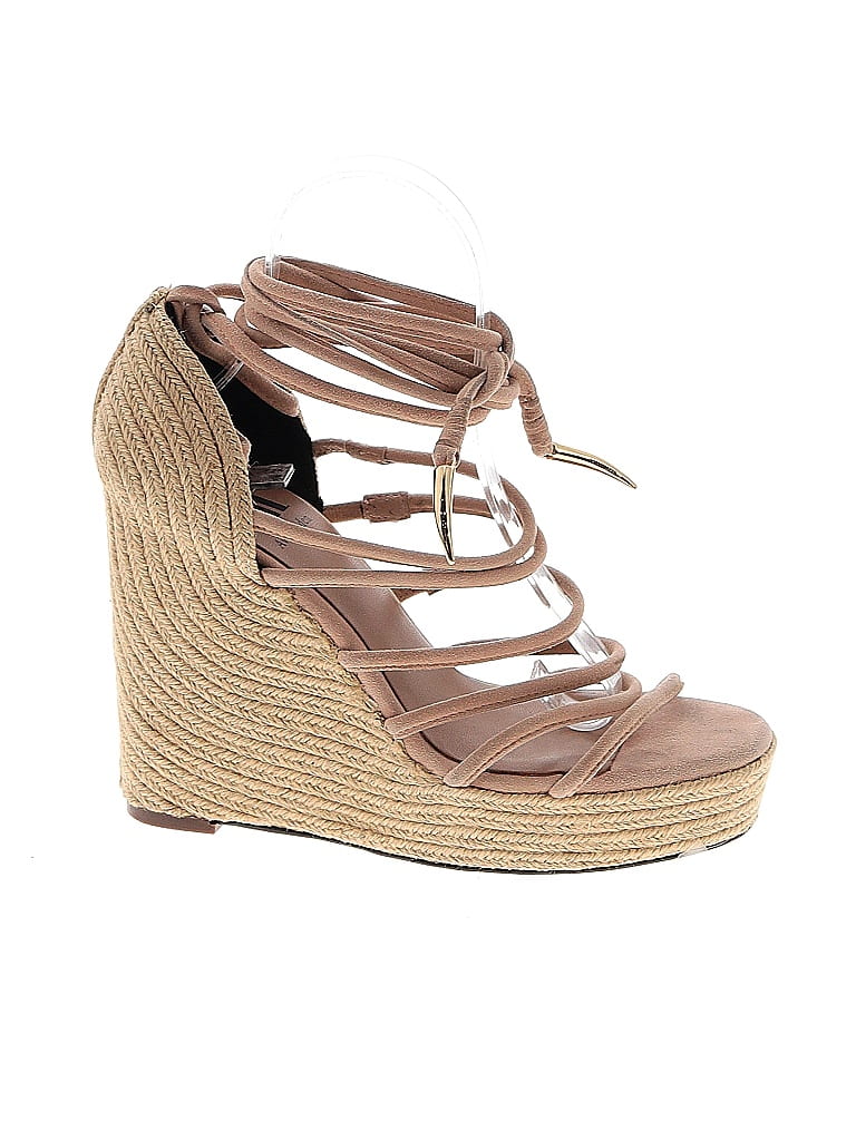 Ava & Aiden Tan Wedges Size 7 1/2 - photo 1