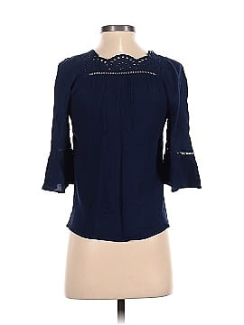 Pale Sky Short Sleeve Blouse (view 2)