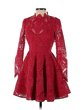 Saylor Raspberry Rita Dress (view 1)