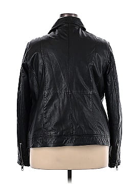 Marina Sport Faux Leather Jacket (view 2)