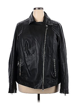 Marina Sport Faux Leather Jacket (view 1)