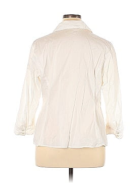 Nine West 3/4 Sleeve Button-Down Shirt (view 2)