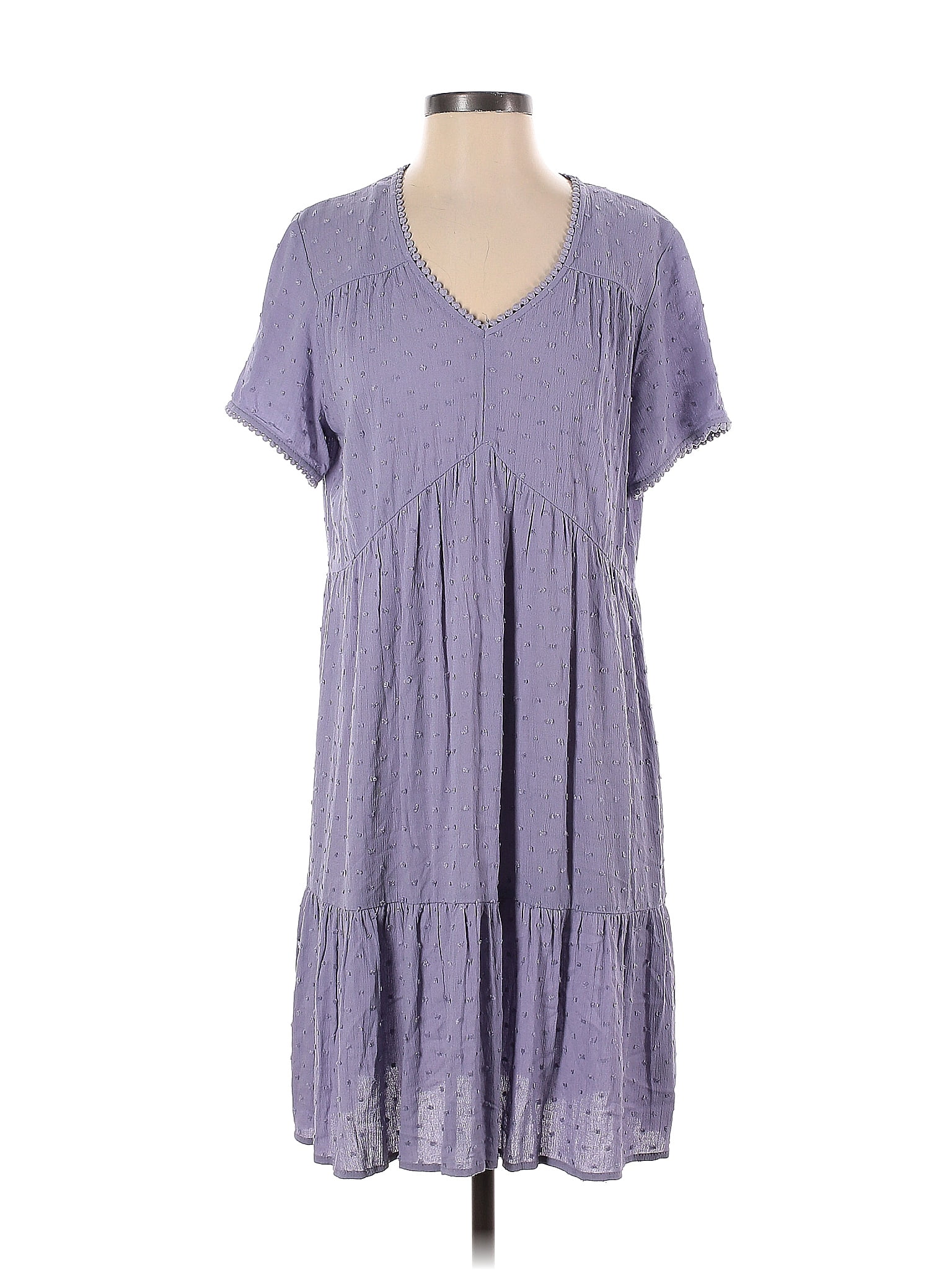 Knox Rose 100% Rayon Purple Casual Dress Size S - 16% off | thredUP