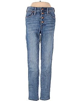 Madewell Tall 10" High-Rise Skinny Jeans in Cordova Wash: Button-Front Edition (view 1)