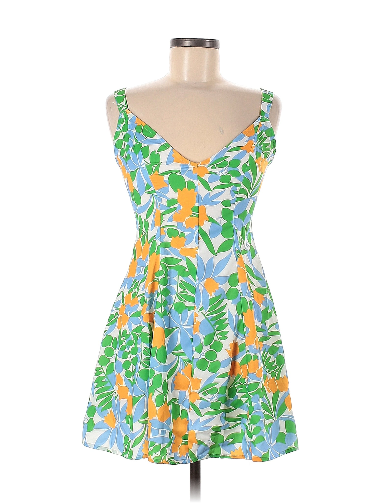 Cider Tropical Multi Color Green Casual Dress Size M - 54% off | thredUP