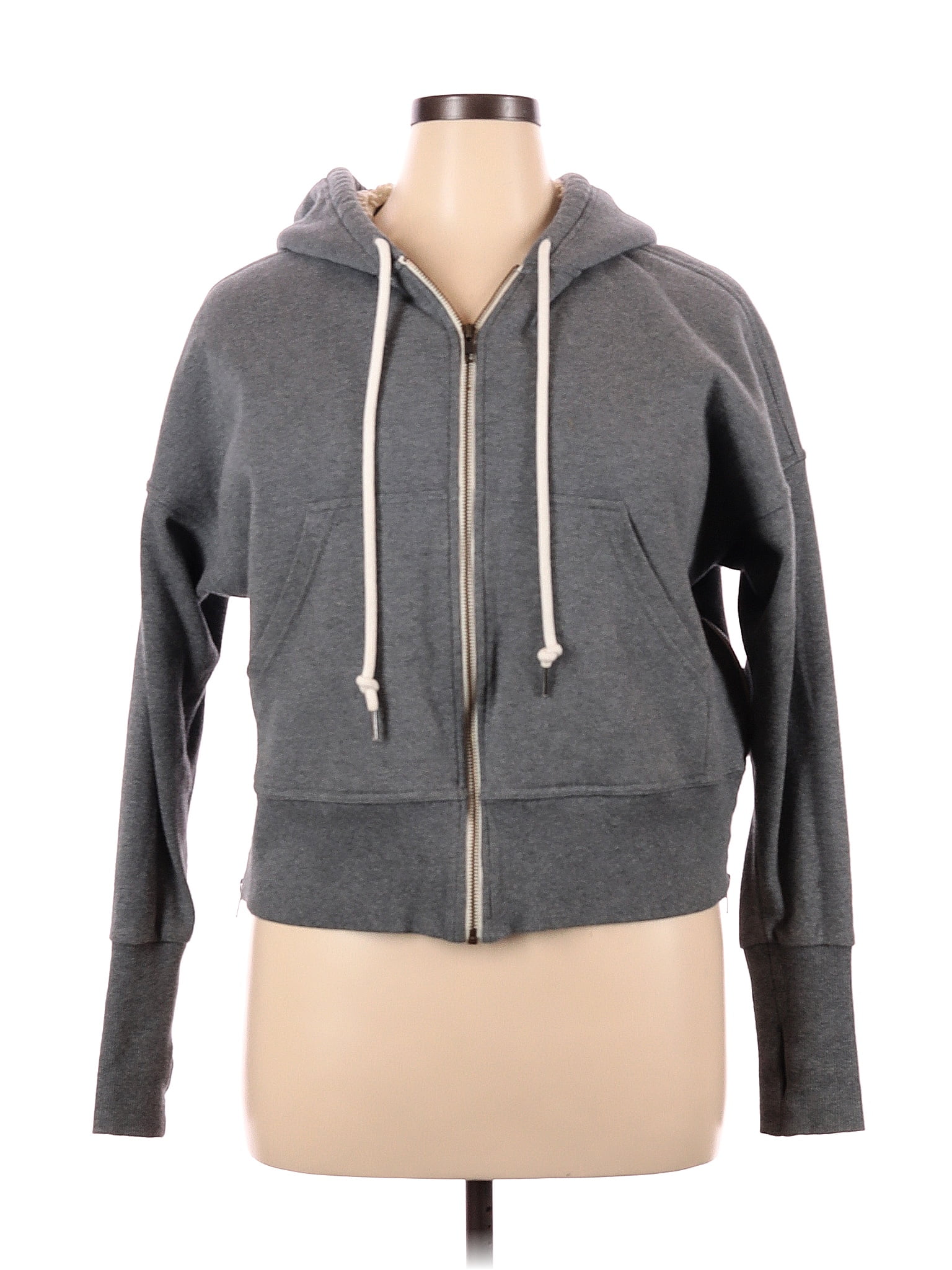 Sudadera Con Capucha Vic Firth - Logotipo Clásico, Tela Triple Mezcla Suave, Color Gris Carbón, Talla Unisex