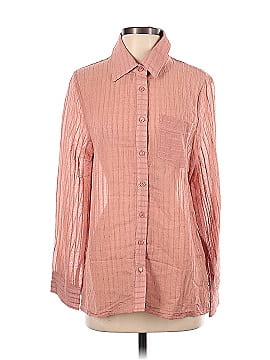 MIOU MUSE Long Sleeve Button-Down Shirt (view 1)