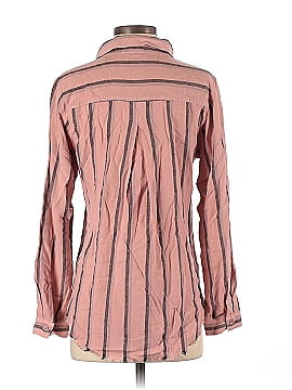 Side Stitch Long Sleeve Button-Down Shirt (view 2)
