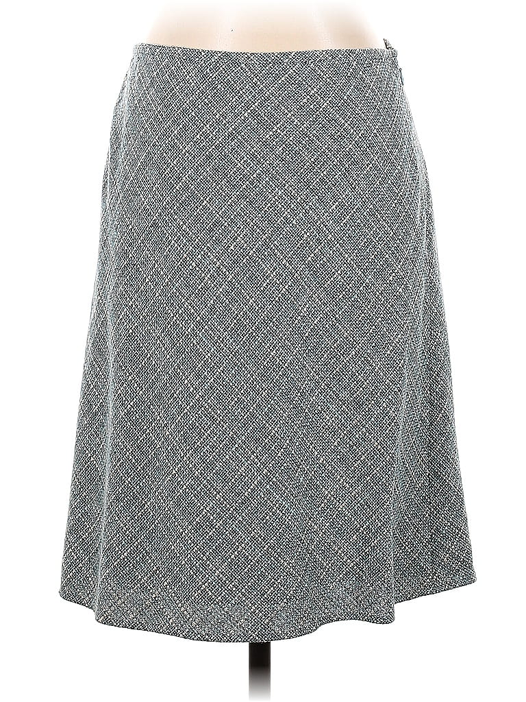 Ann Taylor LOFT Plaid Gray Green Casual Skirt Size 4 (Petite) - 87% off ...