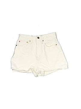Madewell The Momjean Short Short in Vintage Canvas Wash (view 1)