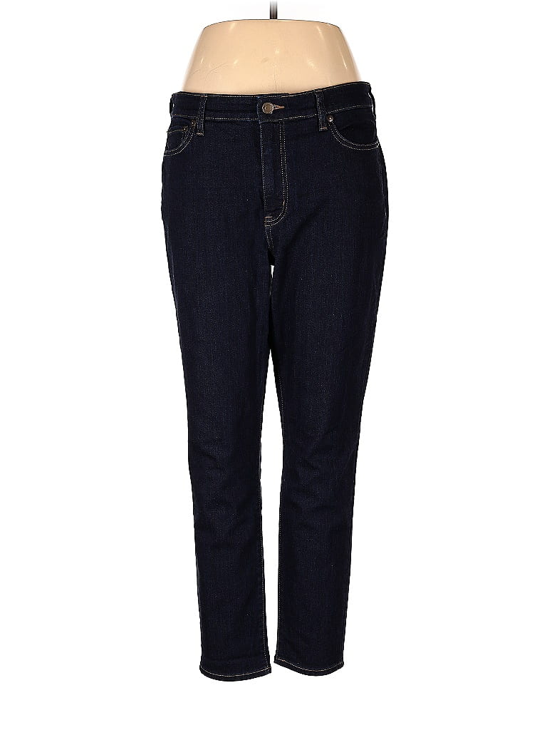Lauren by Ralph Lauren Solid Blue Jeans Size 12 - 72% off | thredUP