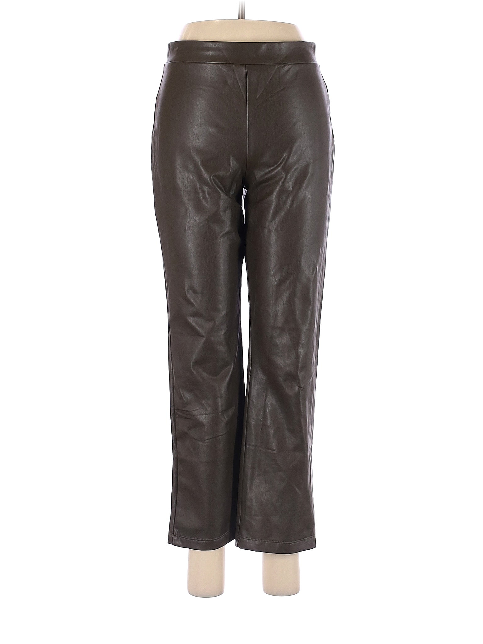 Sanctuary 100% Polyurethane Solid Brown Faux Leather Pants Size M - 70% ...