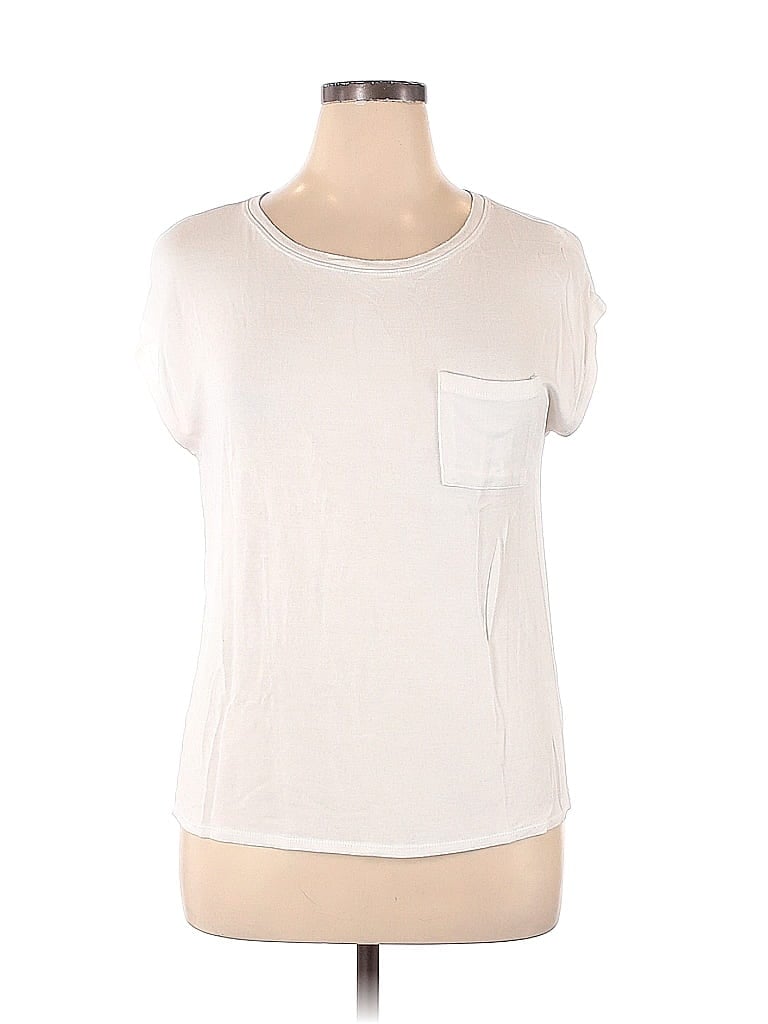H by Bordeaux Ivory Short Sleeve T-Shirt Size XL - photo 1