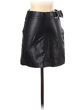 Zara Faux Leather Skirt (view 1)