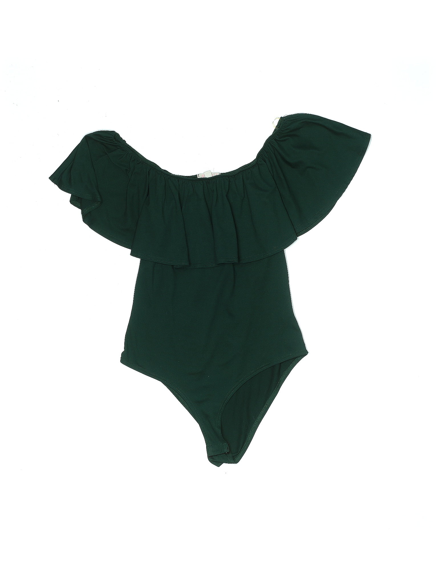 A'gaci Solid Green Bodysuit Size M - 60% off | thredUP