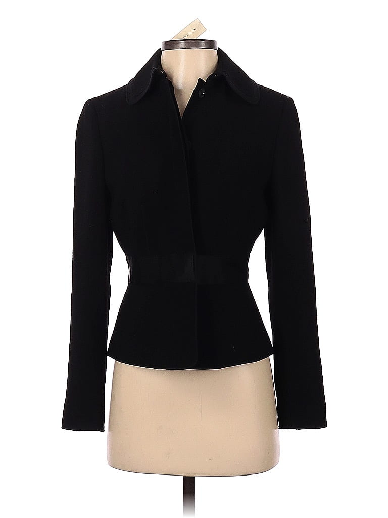 Ann Taylor 100% Wool Solid Black Jacket Size 2 - 80% off | thredUP