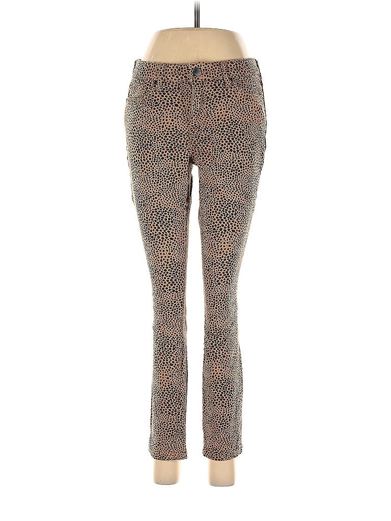 Pre-owned William Rast Jeggings In Brown