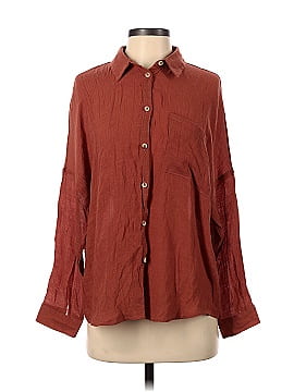 August Sky Long Sleeve Button-Down Shirt (view 1)