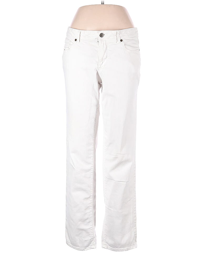 SONOMA life + style Solid White Jeans Size 8 - 60% off | thredUP