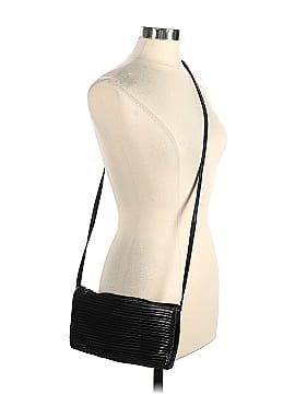 Closed Leather Crossbody Bag (view 2)