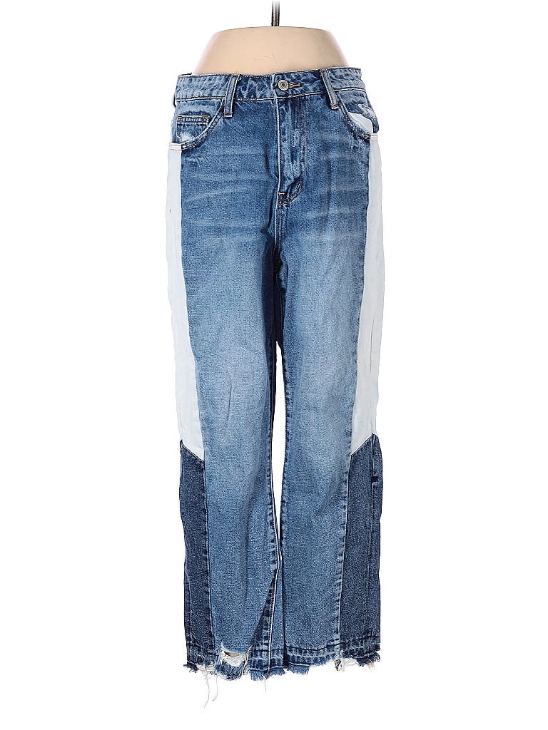 Vervet 100% Cotton Solid Blue Jeans 27 Waist - 68% off | thredUP