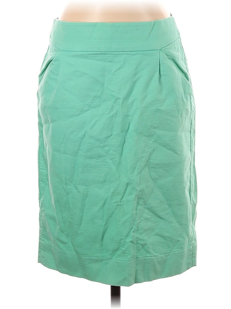 J.Crew Factory Store Solid Teal Casual Skirt Size 4 - photo 1