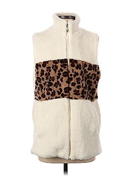 Southern Stitch Faux Fur Vest (view 1)