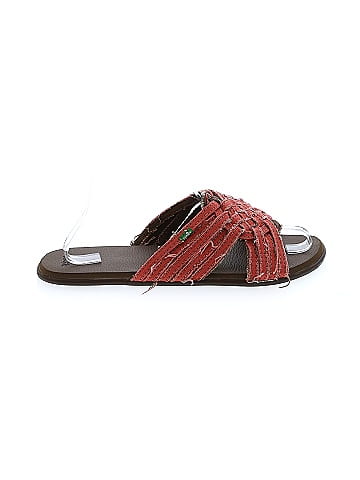 Sanuk Red Sandals Size 8 - 63% off