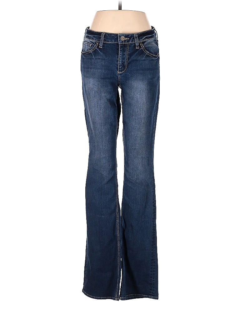 NY&C Solid Blue Jeans Size 4 - 58% off | thredUP