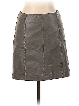 She + Sky Faux Leather Skirt (view 1)
