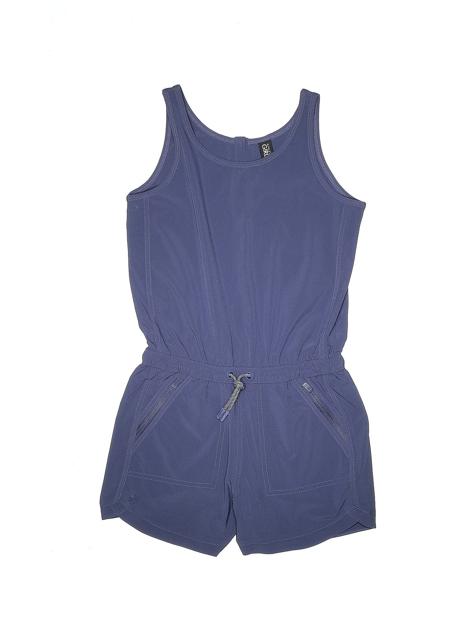 Athleta Girl x Simone Biles Solid Navy Blue Romper Size 12 - 69% off ...