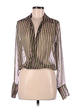 Jean Paul Gaultier Classique Long Sleeve Silk Top (view 1)