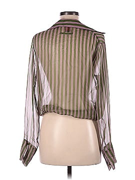Jean Paul Gaultier Classique Long Sleeve Silk Top (view 2)