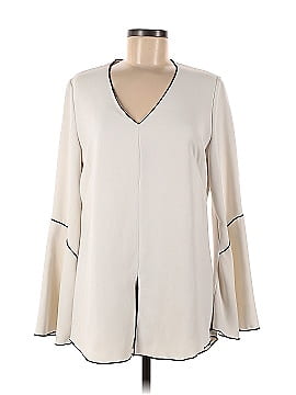 Derek Lam Collective White Flare Sleeve Top (view 1)