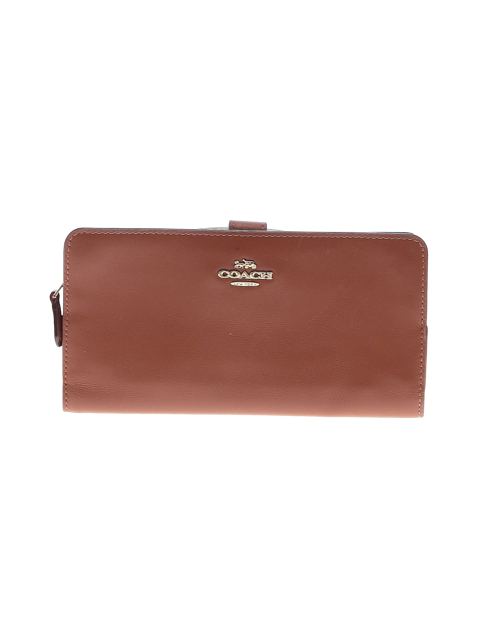 Brown Leather Coach Walletnull