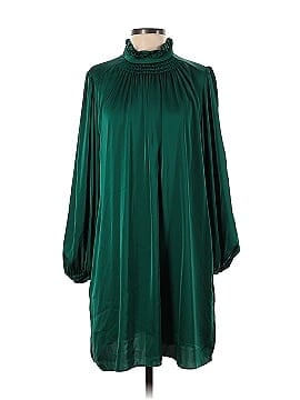 Adam Lippes Collective Green Mock Neck Dress (view 1)