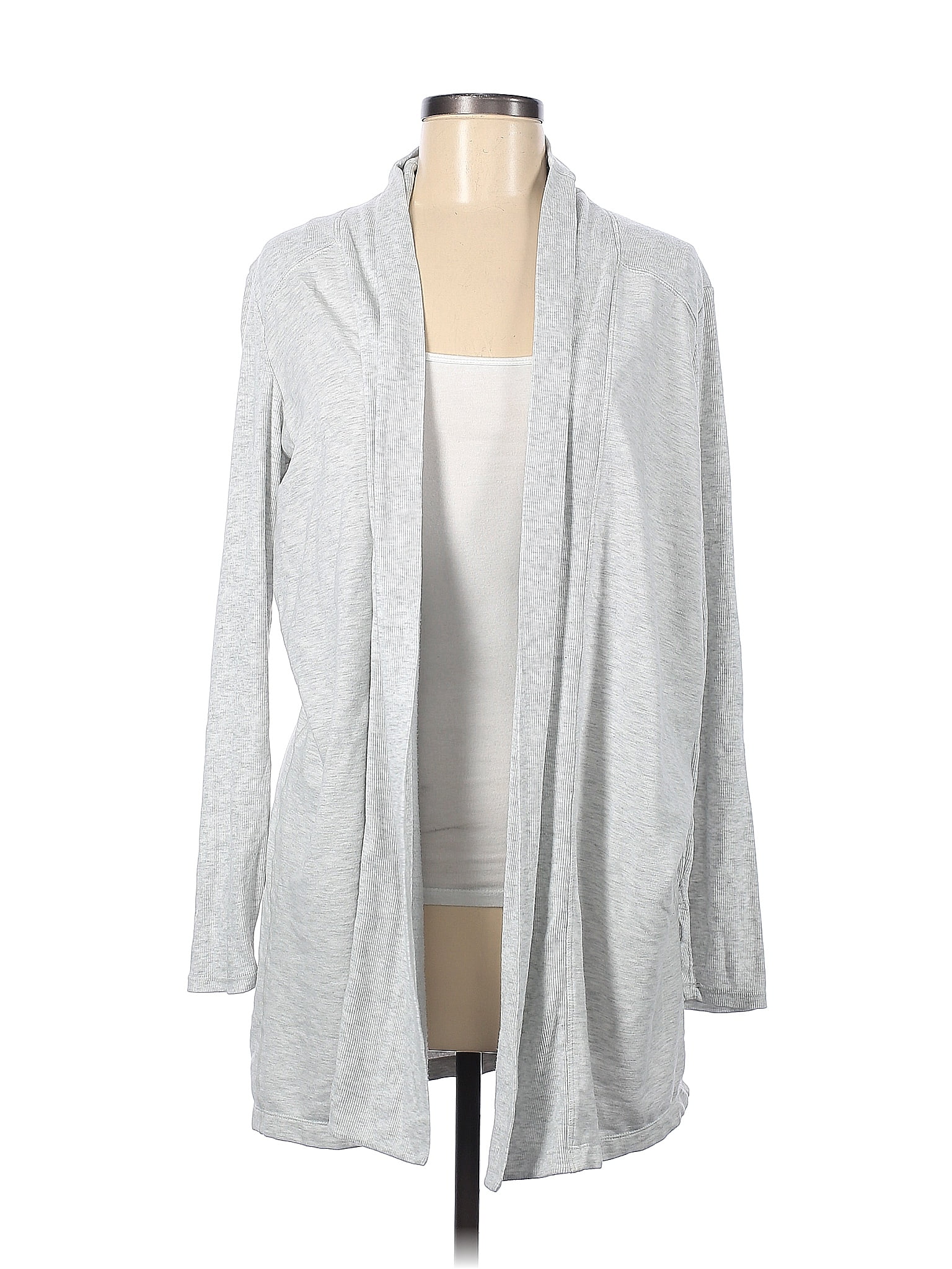 Active Life Color Block Marled Gray Cardigan Size M 74 off thredUP