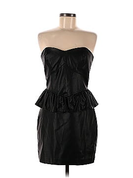 Shoshanna Dannie Faux Leather Dress (view 1)