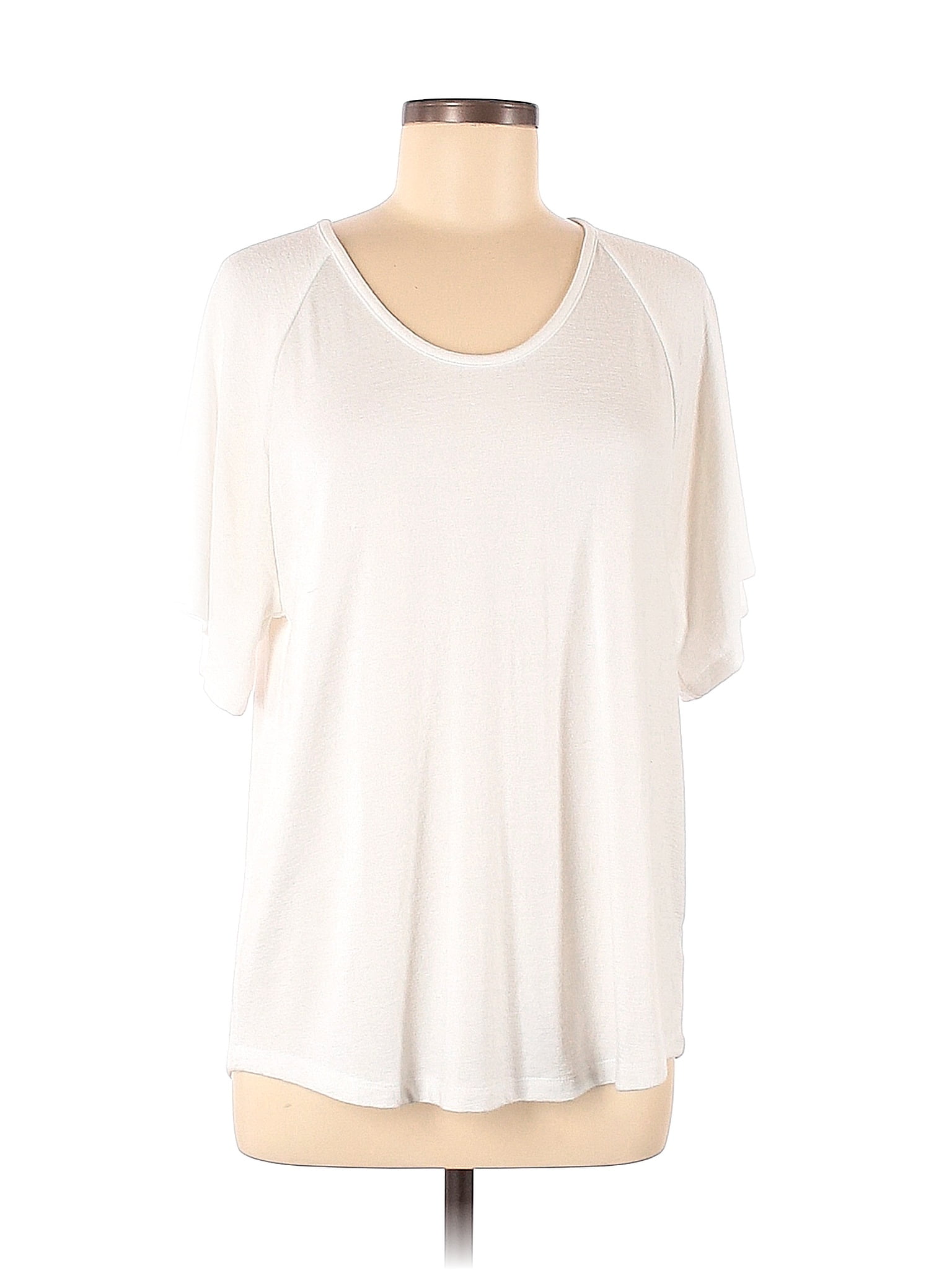 Gap Solid White Ivory Short Sleeve T Shirt Size M 66 Off Thredup