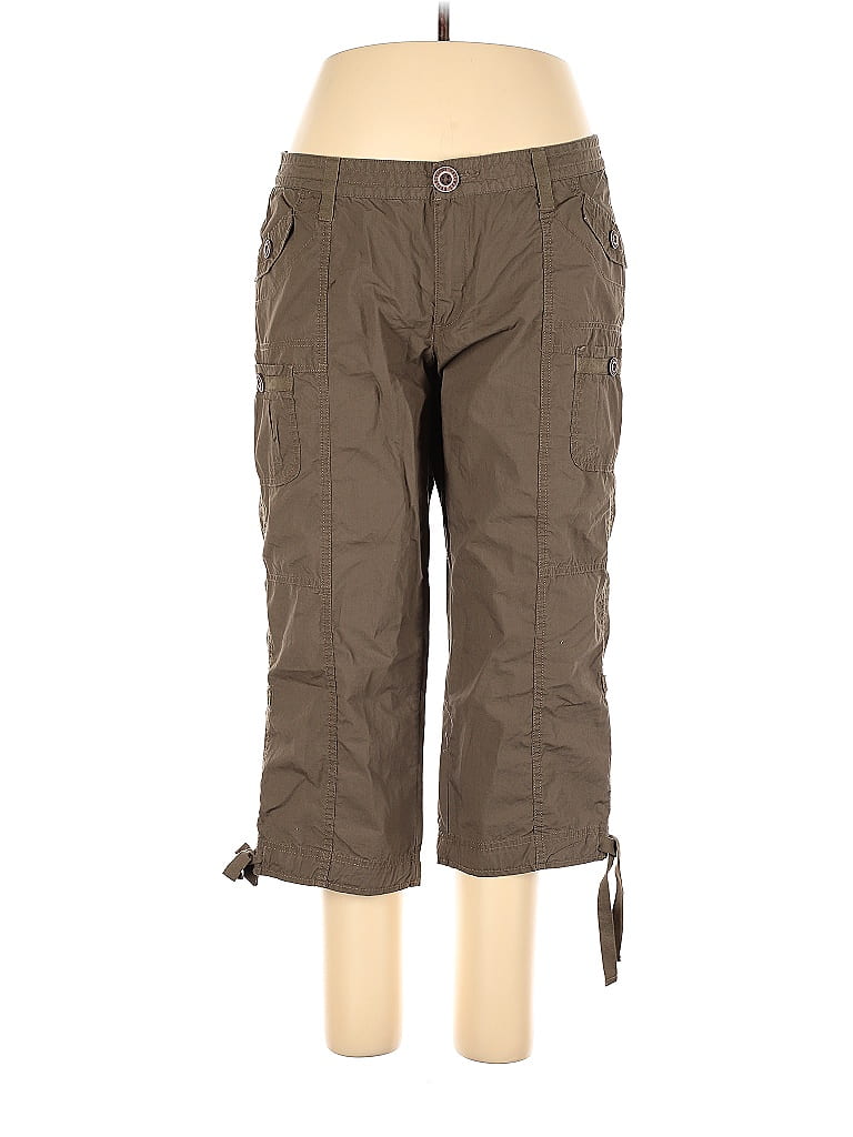 Natural Reflections 100% Cotton Solid Brown Cargo Pants Size 16 - 56% ...