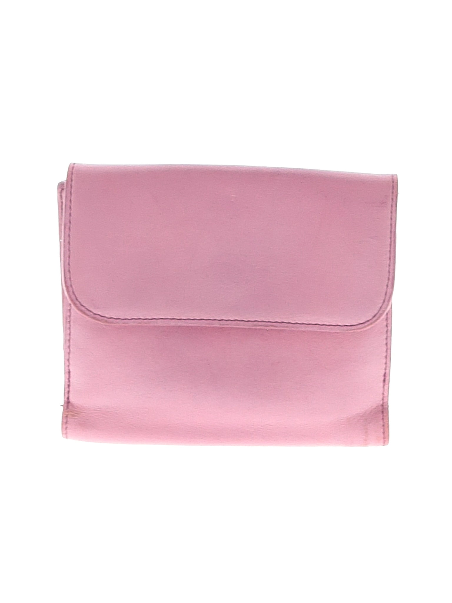 Nordstrom 100% Leather Solid Pink Leather Wallet One Size - 71% off ...