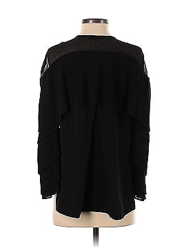 Prabal Gurung Collective Black Pleated Sleeve Blouse (view 2)