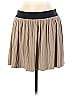 BCBGMAXAZRIA Solid Tan Casual Skirt Size L - photo 1